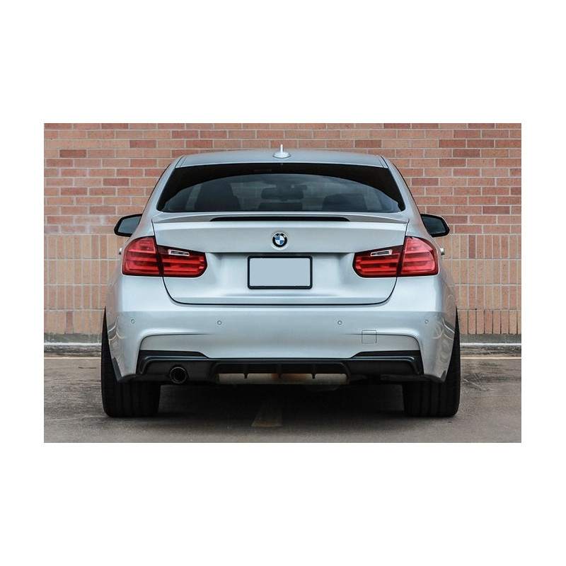 Diffusore paraurti posteriore 1 tubo sinistro Performance Mpackage BMW Serie 3 F31 (Cod. TF-BFT00295