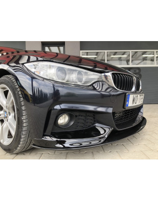 Spoiler anteriore diffusore in 3 pezzi + alette BMW Serie 4 F32 (Cod. TF-BFT00308)
