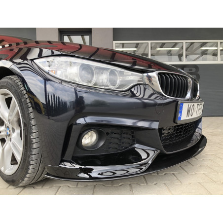 Spoiler anteriore diffusore in 3 pezzi + alette BMW Serie 4 F32 (Cod. TF-BFT00308)