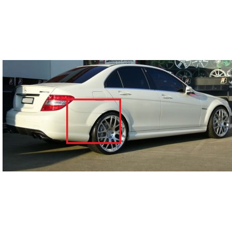 Parafanghi posteriori look AMG MERCEDES Classe C W204 (Cod. TF-BFT00611)