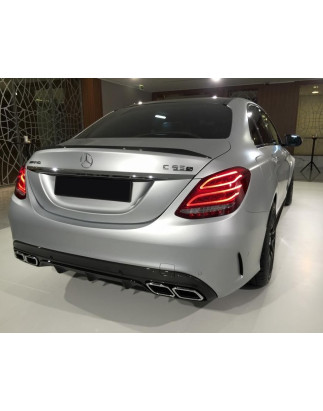 Lo spoiler della berlina berlina piatta AMG sembra alettonelo MERCEDES Classe C W205 (Cod. TF-BFT006