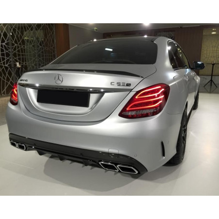Lo spoiler della berlina berlina piatta AMG sembra alettonelo MERCEDES Classe C W205 (Cod. TF-BFT006
