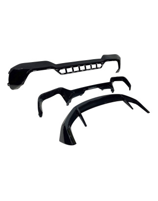 kit estetico BMW X3 G01 LCI Look M Performance Nero lucido (Cod. E-TCBG306)
