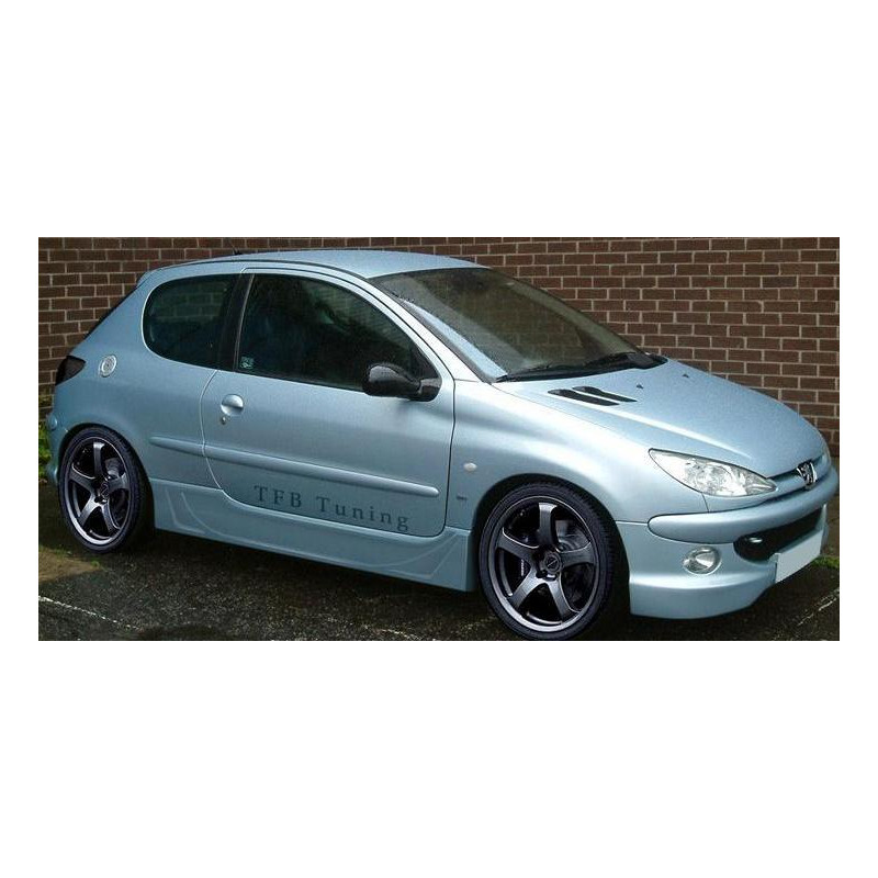 Minigonne laterali versione 3 porte PEUGEOT 206  (Cod. TF-BFT00812)