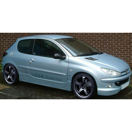 Minigonne laterali versione 3 porte PEUGEOT 206  (Cod. TF-BFT00812)