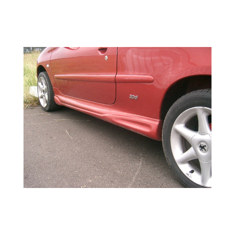Minigonne laterali versione 3 e 5 porte PEUGEOT 206  (Cod. TF-BFT00813)