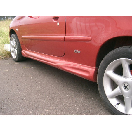 Minigonne laterali versione 3 e 5 porte PEUGEOT 206  (Cod. TF-BFT00813)