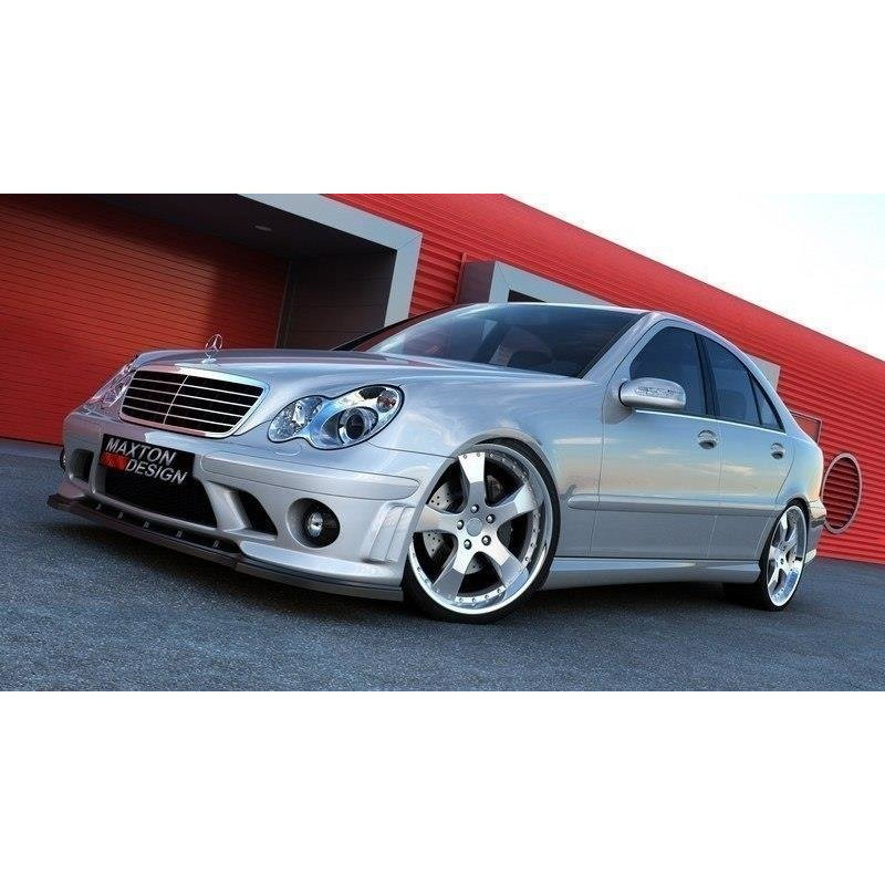 SPLITTER ANTERIORE (FOR ME-C-203-AMG204-F1 paraurti) (Cod. M-ME-C203-AMG204-FD1G)