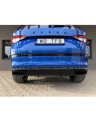 Diffusore paraurti posteriore 2016-2020 per paraurti RS e Sportline SKODA Kodiaq  (Cod. TF-BFT00955)