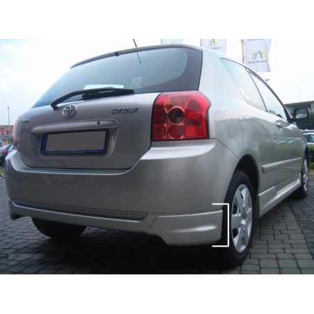Spoiler paraurti posteriore in 2 parti look sportivo dal 2004- TOYOTA Corolla HB E12 2002- (Cod. TF-