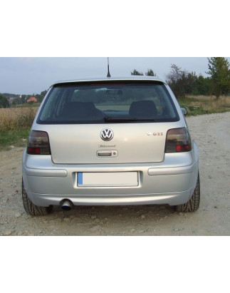 Spoiler paraurti posteriore JUBI con foro di scarico VOLKSWAGEN Golf IV (Cod. TF-BFT01047)