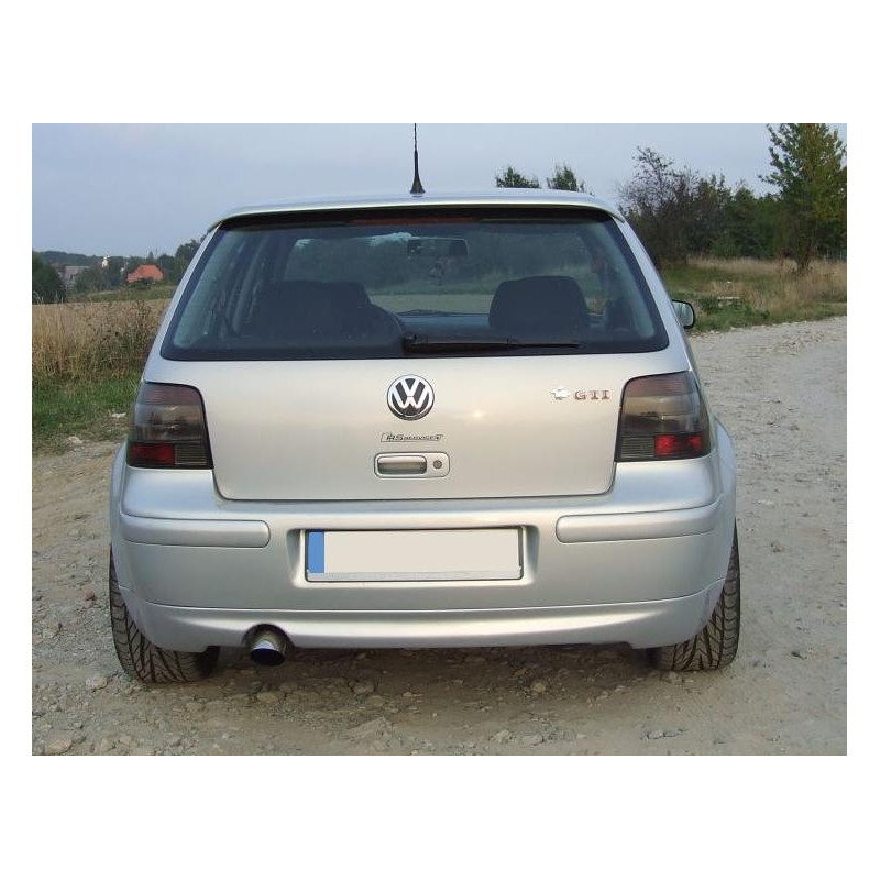 Spoiler paraurti posteriore JUBI con foro di scarico VOLKSWAGEN Golf IV (Cod. TF-BFT01047)