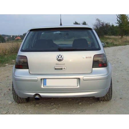 Spoiler paraurti posteriore JUBI con foro di scarico VOLKSWAGEN Golf IV (Cod. TF-BFT01047)