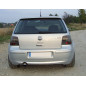 Spoiler paraurti posteriore JUBI con foro di scarico VOLKSWAGEN Golf IV (Cod. TF-BFT01047)