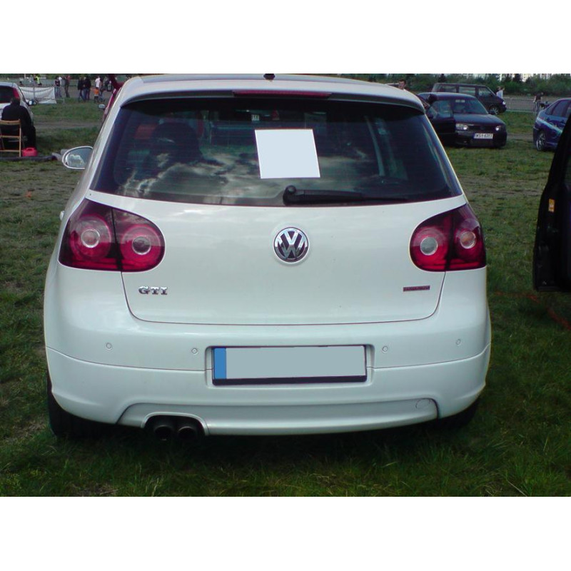 Spoiler paraurti posteriore con foro di scarico VOLKSWAGEN Golf V (Cod. TF-BFT01058)