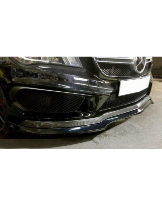 SPLITTER ANTERIORE v.1 MERCEDES CLA 45 AMG C117 (PREFACE) (Cod. M-ME-CLA-117-AMG-FD1G)