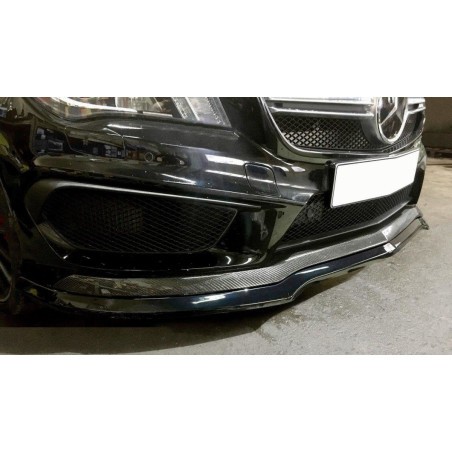 SPLITTER ANTERIORE v.1 MERCEDES CLA 45 AMG C117 (PREFACE) (Cod. M-ME-CLA-117-AMG-FD1G)