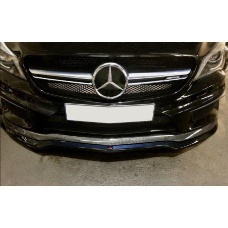 SPLITTER ANTERIORE v.1 MERCEDES CLA 45 AMG C117 (PREFACE) (Cod. M-ME-CLA-117-AMG-FD1G)