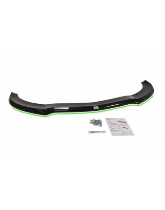 SPLITTER ANTERIORE v.1 MERCEDES CLA 45 AMG C117 (PREFACE) (Cod. M-ME-CLA-117-AMG-FD1G)