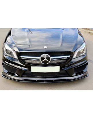 SPLITTER ANTERIORE v.2 MERCEDES CLA 45 AMG C117 (PREFACE) (Cod. M-ME-CLA-117-AMG-FD2G)