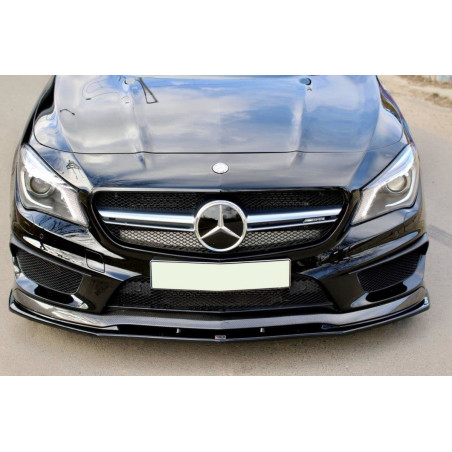 SPLITTER ANTERIORE v.2 MERCEDES CLA 45 AMG C117 (PREFACE) (Cod. M-ME-CLA-117-AMG-FD2G)