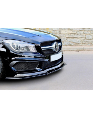 SPLITTER ANTERIORE v.2 MERCEDES CLA 45 AMG C117 (PREFACE) (Cod. M-ME-CLA-117-AMG-FD2G)