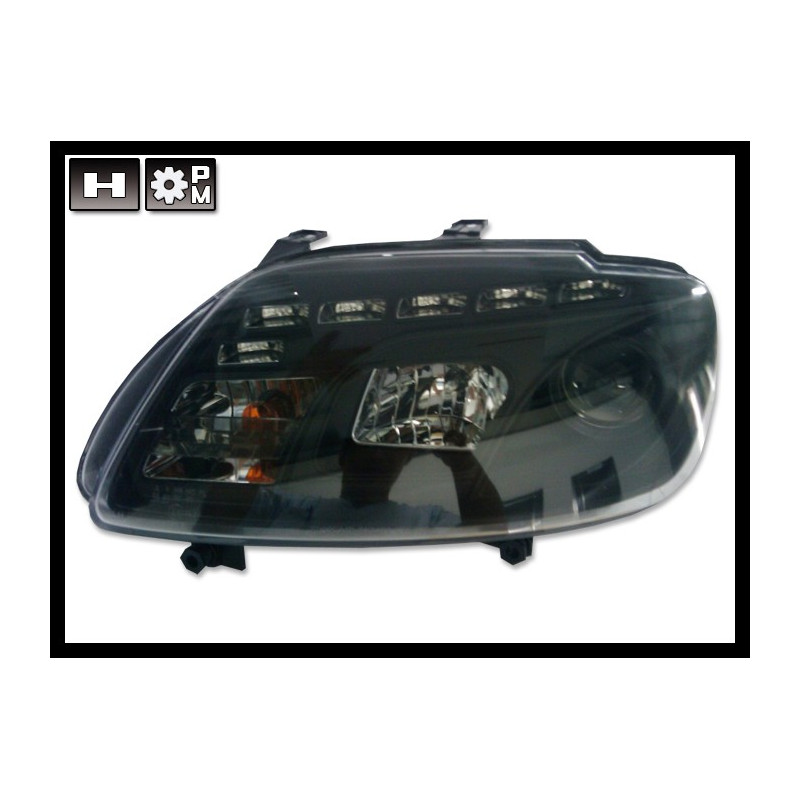 Fari Day Light Volkswagen Touran '03 / Caddy '05 Black (Cod. E-FAW087)