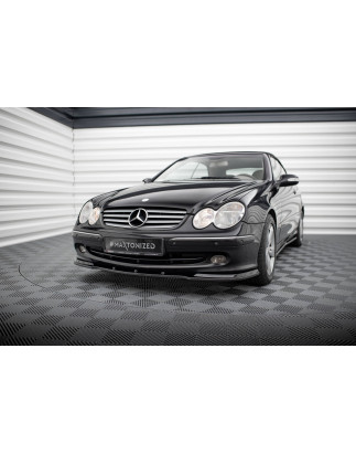SPLITTER ANTERIORE V.1 MERCEDES CLK W 209 PER STANDARD VERSION (Cod. M-ME-CLK-209-FD1G)