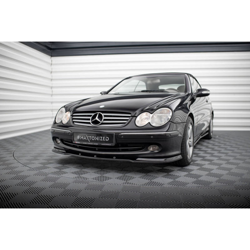 SPLITTER ANTERIORE V.1 MERCEDES CLK W 209 PER STANDARD VERSION (Cod. M-ME-CLK-209-FD1G)