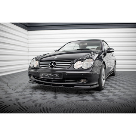 SPLITTER ANTERIORE V.1 MERCEDES CLK W 209 PER STANDARD VERSION (Cod. M-ME-CLK-209-FD1G)