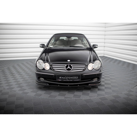 SPLITTER ANTERIORE V.1 MERCEDES CLK W 209 PER STANDARD VERSION (Cod. M-ME-CLK-209-FD1G)