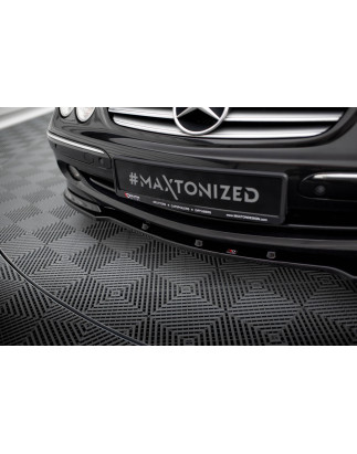SPLITTER ANTERIORE V.1 MERCEDES CLK W 209 PER STANDARD VERSION (Cod. M-ME-CLK-209-FD1G)