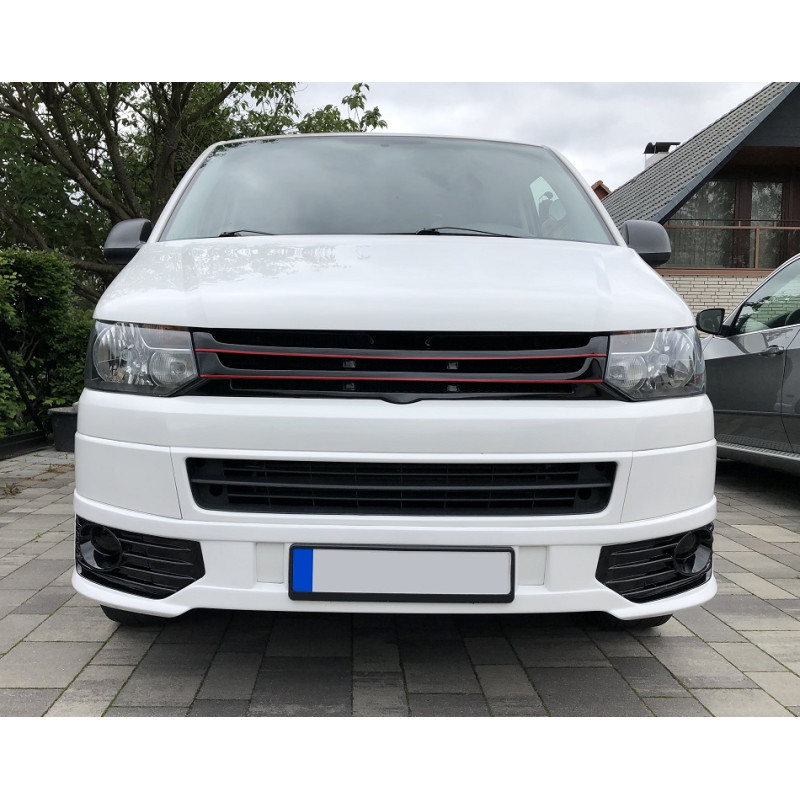 Spoiler paraurti anteriore in stile Sportline VOLKSWAGEN T5 Lifting 2009-2015 (Cod. TF-BFT01183)