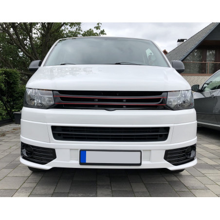Spoiler paraurti anteriore in stile Sportline VOLKSWAGEN T5 Lifting 2009-2015 (Cod. TF-BFT01183)