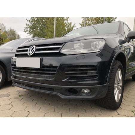 Spoiler paraurti anteriore stile Rline VOLKSWAGEN Touareg 7P 2010-2014 (Cod. TF-BFT01221)