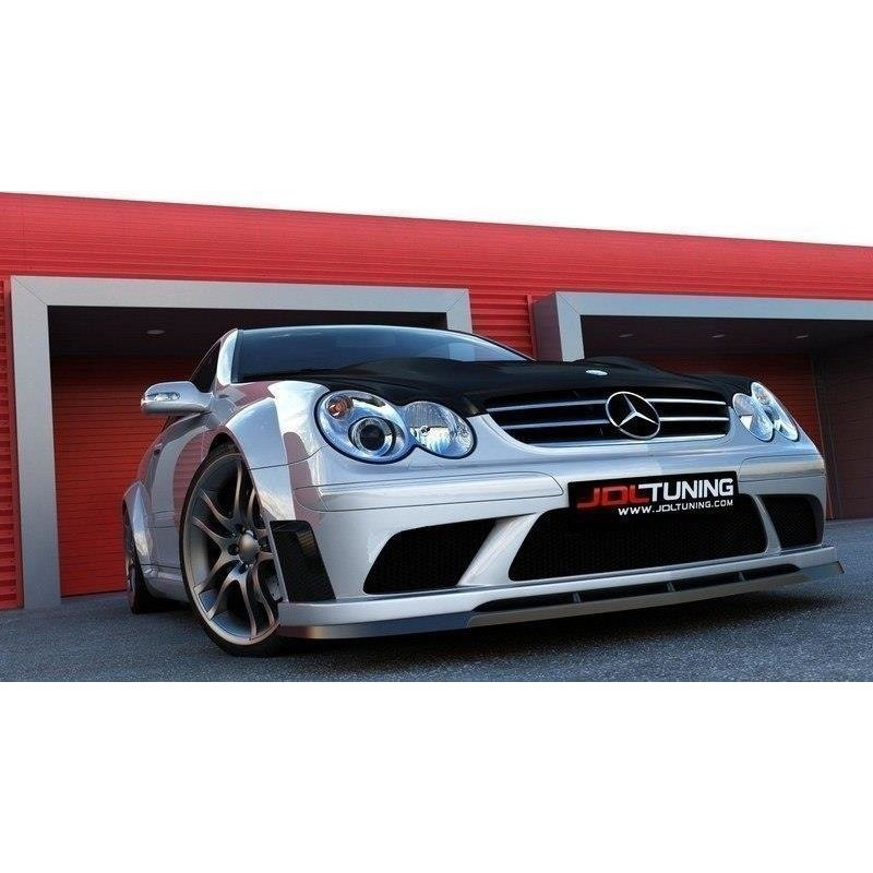 SPLITTER ANTERIORE MERCEDES CLK W209 (FOR ME-CLK-209-BLACK-F1 paraurti) (Cod. M-ME-CLK-209-BLACK-FD1