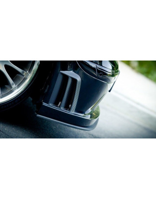 SPLITTER ANTERIORE MERCEDES CLK W209 BLACK (SL BLACK SERIES LOOK) (Cod. M-ME-CLK-209-BLACK-SL-FD2G)