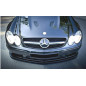 SPLITTER ANTERIORE MERCEDES CLK W209 BLACK (SL BLACK SERIES LOOK) (Cod. M-ME-CLK-209-BLACK-SL-FD2G)