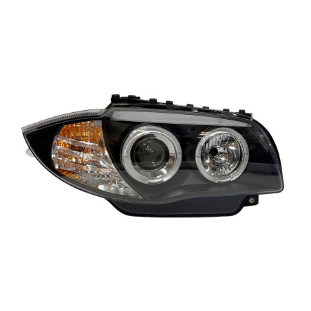 Fari Anteriori Angel Eyes BMW E87/E81/E88/E82 Black (Cod. E-FAB0092)