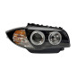 Fari Anteriori Angel Eyes BMW E87/E81/E88/E82 Black (Cod. E-FAB0092)
