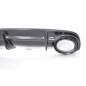 Diffusore RS6 look-scarico normale AUDI A6 C7 2011-2014 (Cod. TF-BFT01330)