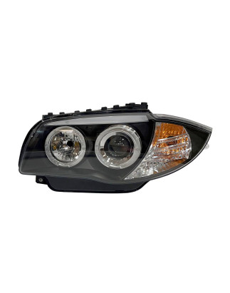 Fari Anteriori Angel Eyes BMW E87/E81/E88/E82 Black (Cod. E-FAB0092)