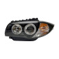 Fari Anteriori Angel Eyes BMW E87/E81/E88/E82 Black (Cod. E-FAB0092)