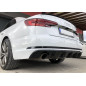 Diffusore paraurti posteriore 1 tubo Sinistro + 1 tubo Destro AUDI A4 B9 sline 2015-2019 (Cod. TF-BF