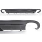 Diffusore paraurti posteriore look RS4 2 tubi SINISTRO + 2 tubi DESTRO AUDI A4 B8 lift 2011-2015 (Co