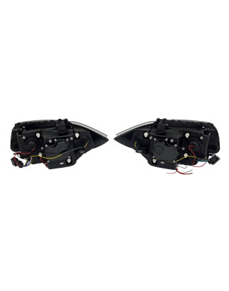 Fari Anteriori Angel Eyes BMW E87/E81/E88/E82 Black (Cod. E-FAB0092)