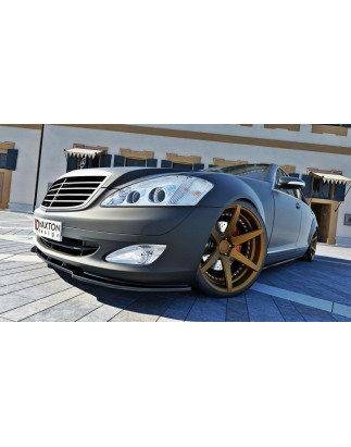 SPLITTER ANTERIORE MERCEDES S-CLASS W221 (Cod. M-ME-S-W221-FD1G)