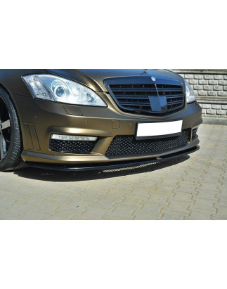 SPLITTER ANTERIORE MERCEDES S-CLASS W221 AMG (Cod. M-ME-S-W221-AMG-FD1G)