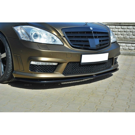 SPLITTER ANTERIORE MERCEDES S-CLASS W221 AMG (Cod. M-ME-S-W221-AMG-FD1G)