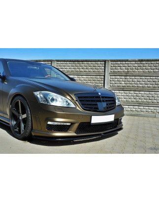 SPLITTER ANTERIORE MERCEDES S-CLASS W221 AMG (Cod. M-ME-S-W221-AMG-FD1G)